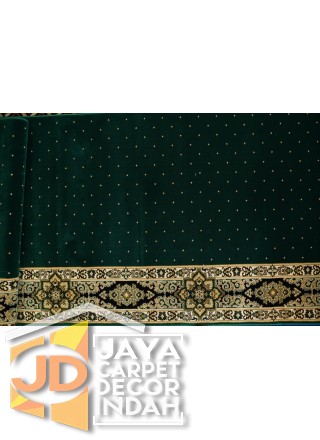 Karpet Sajadah  Asma Green 1034G Motif Bintik 120x600, 120x1200, 120x1800, 120x2400, 120x3000